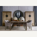Hospitality furniture - Vintage Gold Round Mirror - www.oroatrade.com