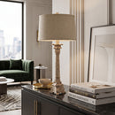 Hospitality furniture - Beige Cotton Table Lamp - www.oroatrade.com