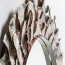 Hospitality furniture - Oyster Shell Round Mirror - www.oroatrade.com