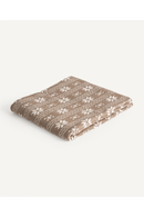 Brown Cotton Printed Plaid | Vical Home Snow | Oroatrade.com