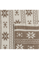 Brown Cotton Printed Plaid | Vical Home Snow | Oroatrade.com
