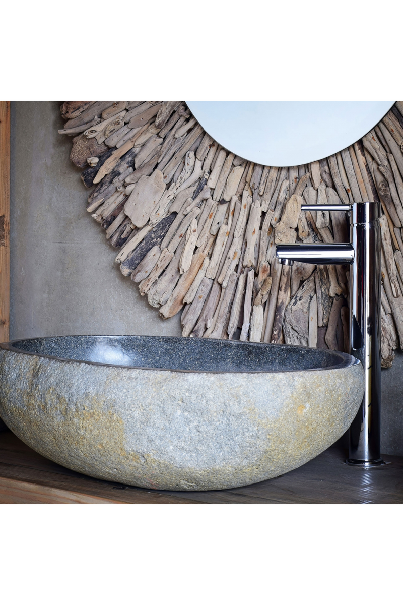 Stone Organic Bathroom Sink | Vical Home Taurus | Oroatrade.com