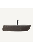 Gray Stone Bathroom Sink | Vical Home Aquarium | Oroatrade.com