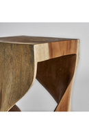 Acacia Wood Sculpted Side Table | Vical Home Maun | Oroatrade.com