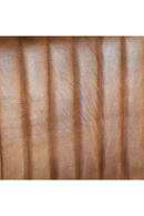 Brown Leather Cantilevered Dining Chair | Vical Home Chadron | Oroatrade.com