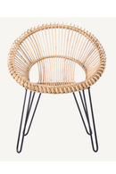 Brown Rattan Round Armchair | Vical Home Alfta | Oroatrade.com