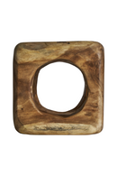 Wooden Cube Holed Stool | Vical Home Arusa | Oroatrade.com