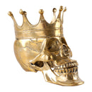 Gold Crowned Skull Decorative Figure | Vical Home Calavera