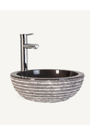 Vintage Gray Marble Bathroom Sink | Vical Home Iris | Oroatrade.com