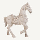 Aged White Horse Decorative Figure | Vical Home Caballo