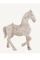Aged White Horse Decorative Figure | Vical Home Caballo