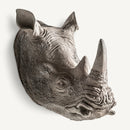 Gray Animal Bust Sculpture | Vical Home Rinoceronte