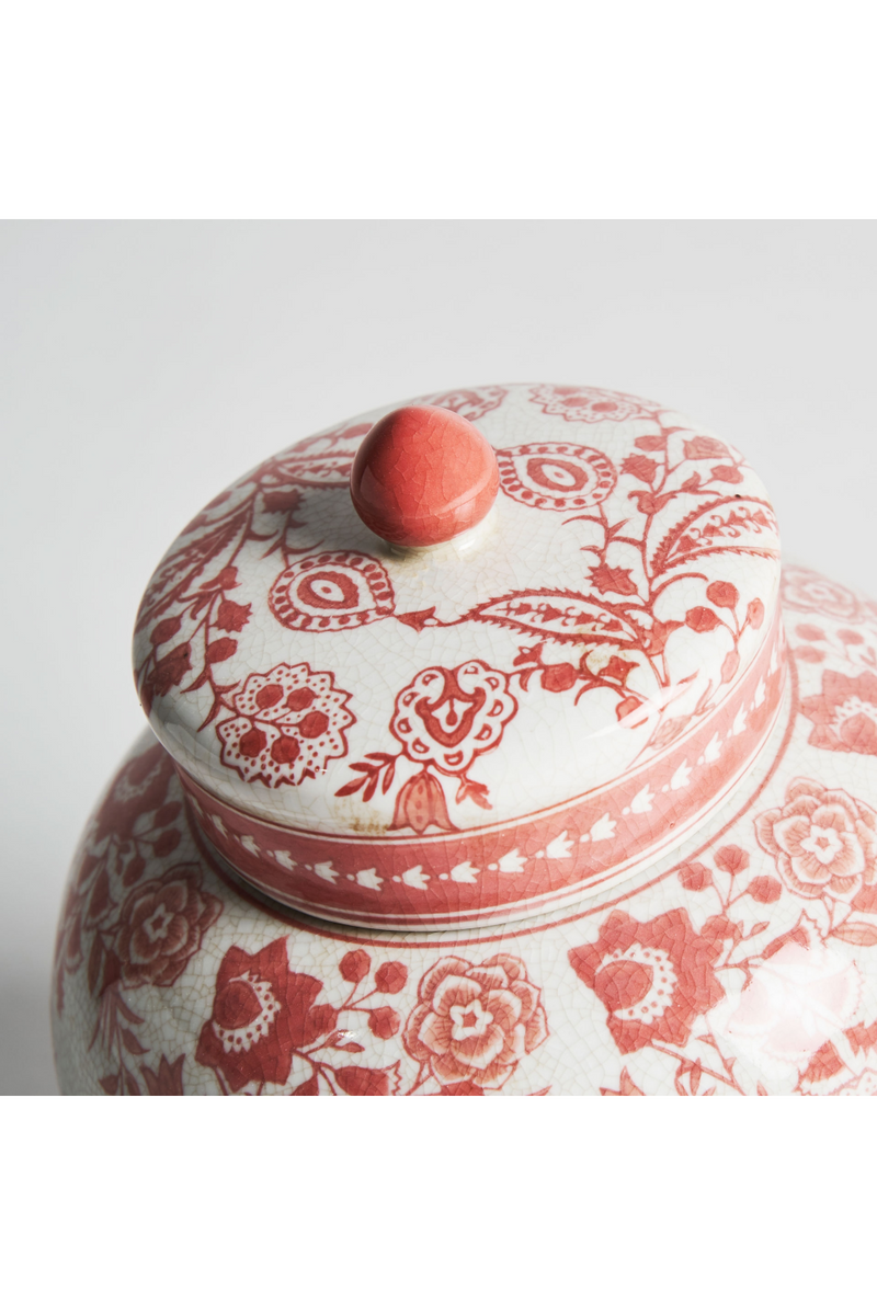 Red Foliage Porcelain Vase | Vical Home Celas | Oroatrade.com