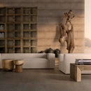 Rustic Tropical Wood Side Table | Vical Home Chitsa