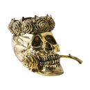 Golden Bronze Decorative Figure | Vical Home Skull Crown