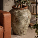 Aged Green Ceramic Vase | Vical Home Blegy