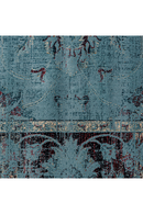 Turquoise Floral Area Rug 7'6" x 5' | Vical Home Suyay | Oroatrade.com