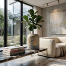 Hospitality furniture - Gray Terracotta Plant Pot - www.oroatrade.com