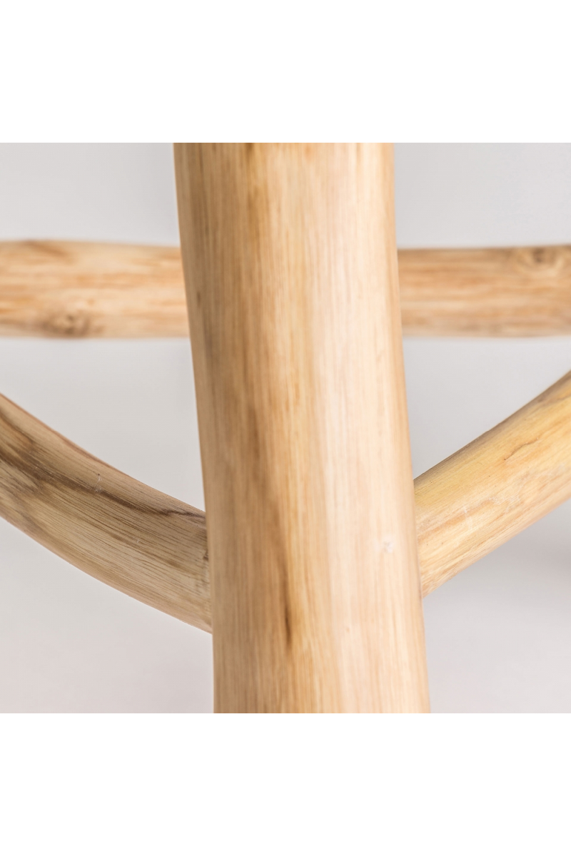 Suar Wood 3-Legged Stool | Vical Home Clues | Oroatrade.com