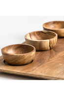 Teak Wood Tray Set (4) | Vical Home Ikuah | Oroatrade.com
