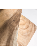 Natural Wooden Twisted Side Table | Vical Home Yendi | Oroatrade.com