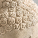 White Cement Oriental Bust | Vical Home Budha