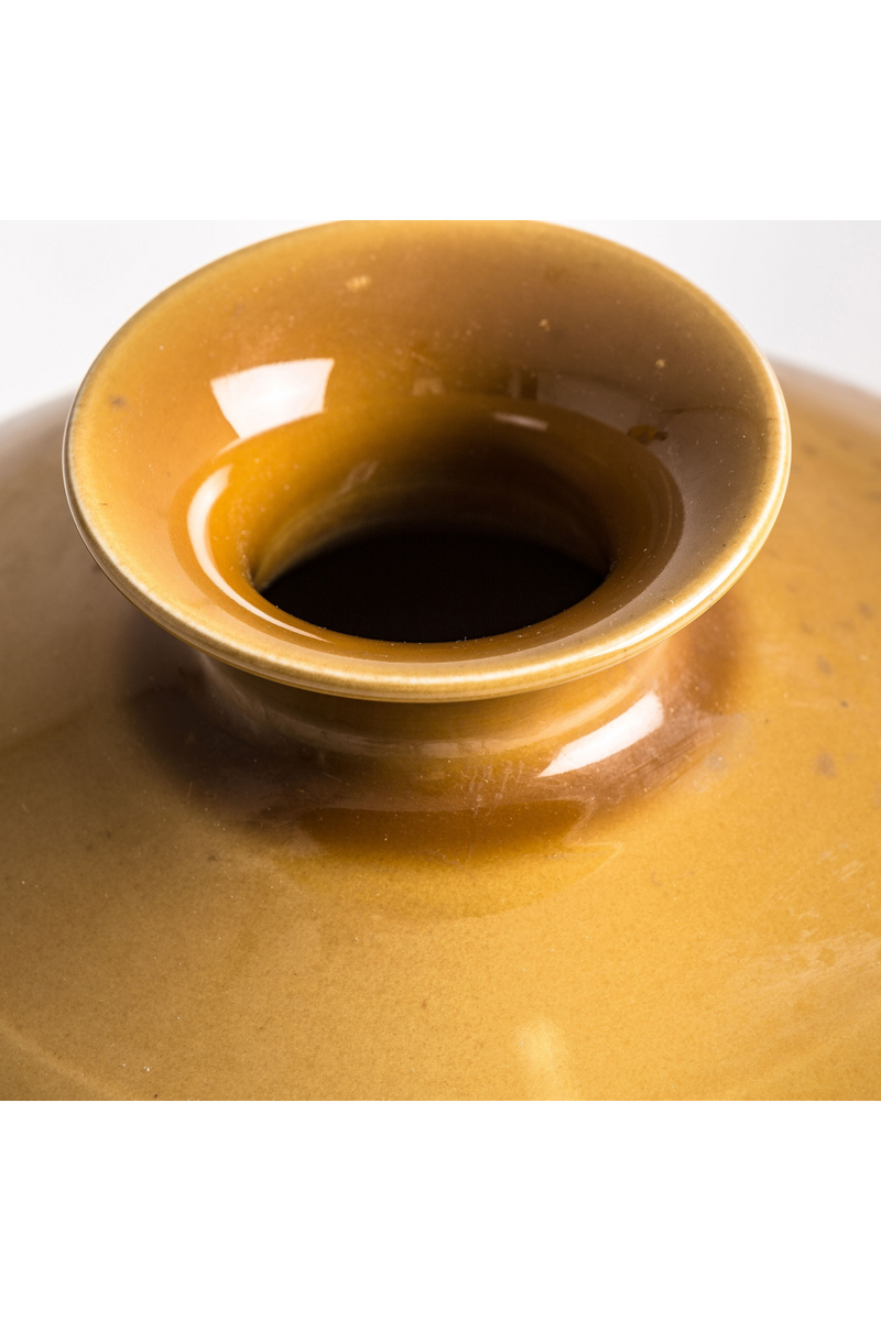 Yellow Ceramic Vase | Vical Home Mustard | Oroatrade.com