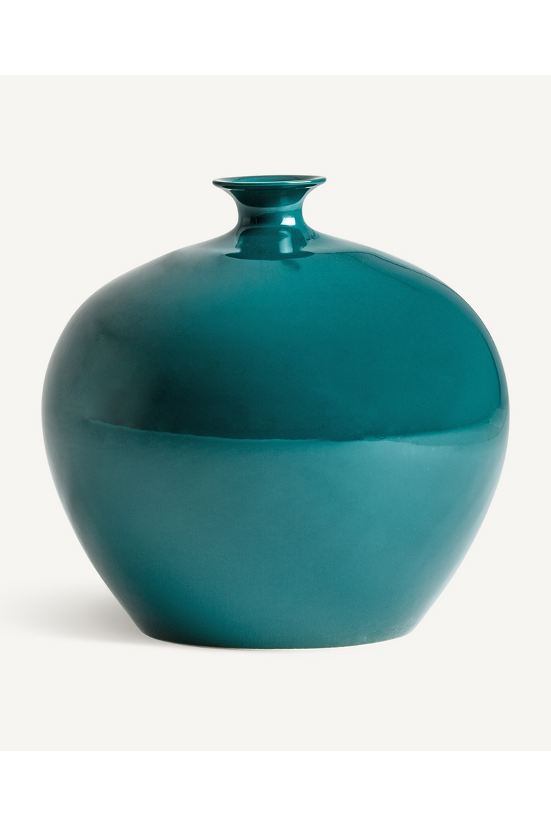 Turquoise Ceramic Vase | Vical Home Suki | Oroatrade.com