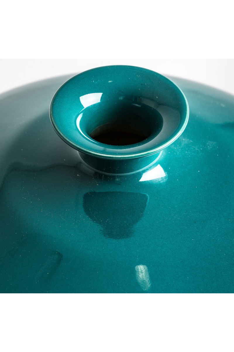 Turquoise Ceramic Vase | Vical Home Suki | Oroatrade.com