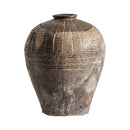 Antique Brown Ceramic Vase | Vical Home Gawan