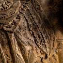Carved Tropical Wood Decorative Figure | Vical Home Elephant