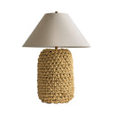 Rope Base Linen Table Lamp | Vical Home Hellimer
