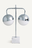 Double Sphere Silver Table Lamp | Vical Home | Oroatrade.com