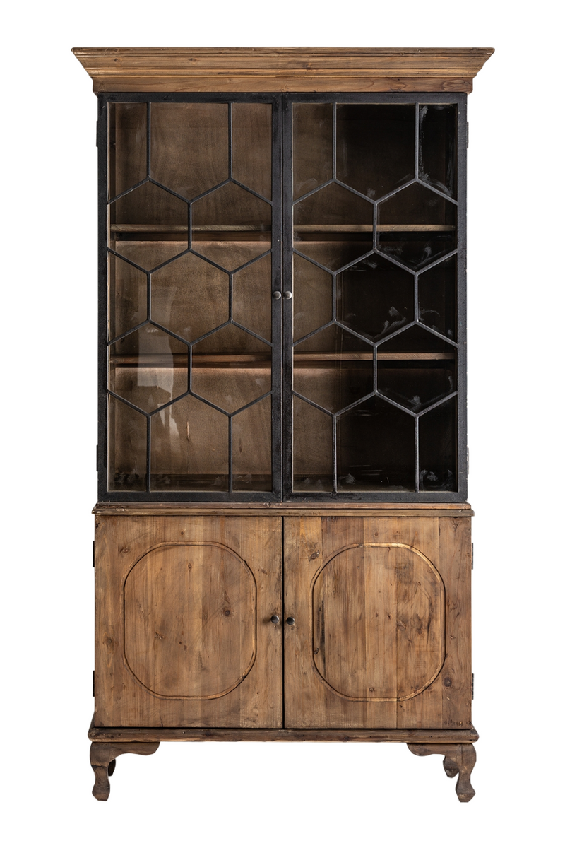 Hexagonal Iron Display Cabinet | Vical Home Lavik | Oroatrade.com