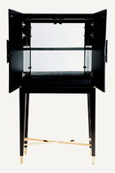 Black Wooden 2-Door Cabinet | Vical Home Vinh | Oroatrade.com