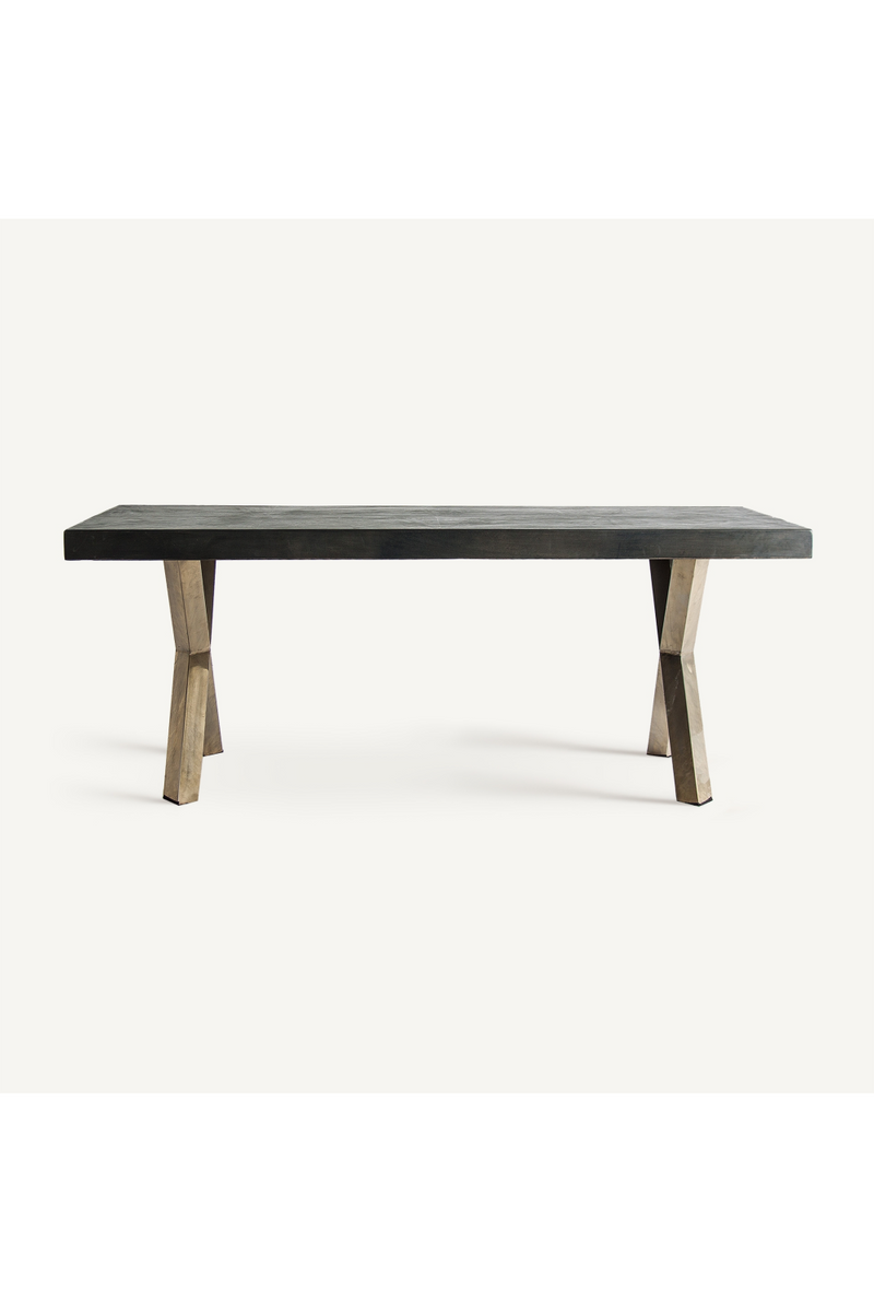 Wooden X-Leg Dining Table | Vical Home Kapie | Oroatrade.com