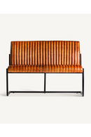 Brown Leather Bar Sofa | Vical Home Chadron | Oroatrade.com