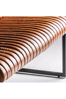 Brown Leather Bar Sofa | Vical Home Chadron | Oroatrade.com