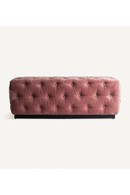 Tufted Pink Velvet Bed Bench | Vical Home Tardiano | Oroatrade.com