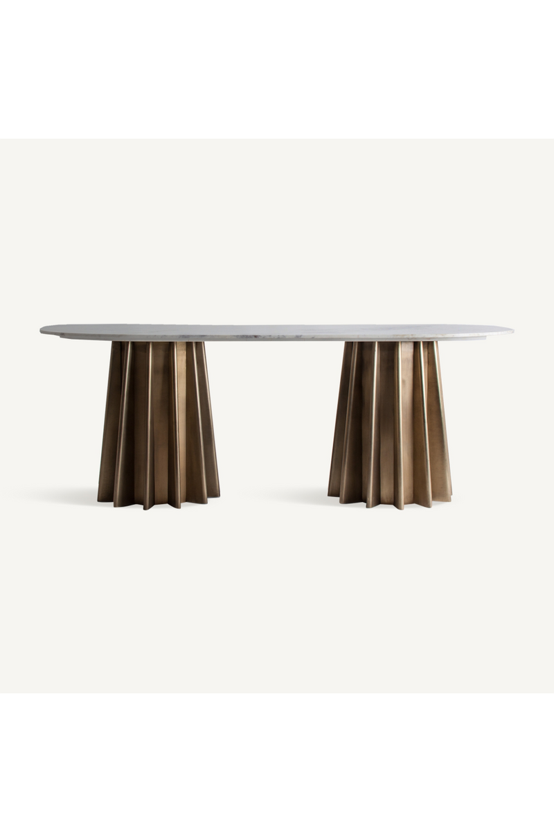 Oval Marble Dining Table | Vical Home Lezey | Oroatrade.com