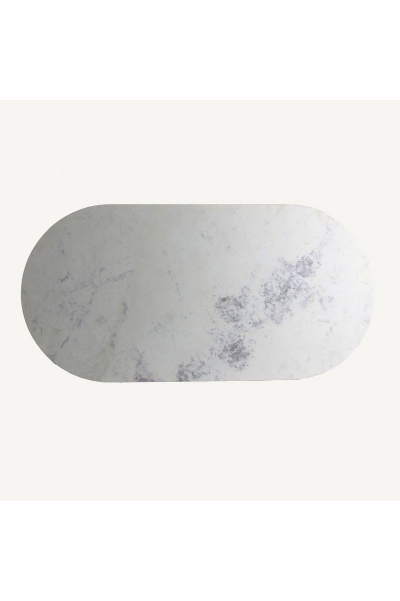 Oval Marble Dining Table | Vical Home Lezey | Oroatrade.com