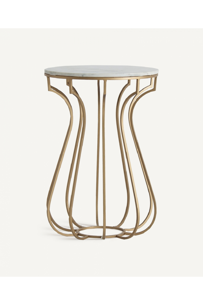 Gold Base Side Table | Vical Home Tweng | Oroatrade.com