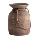 Weathered Teak Wood Vase | Vical Home Zaulle