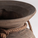 Weathered Teak Wood Vase | Vical Home Zaulle