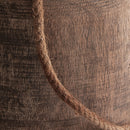 Weathered Teak Wood Vase | Vical Home Zaulle