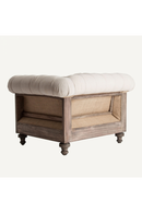 Beige Tufted Chesterfield Lounge Chair | Vical Home Gore | Oroatrade.com