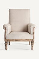 Beige High-Back Lounge Chair | Vical Home Gore | Oroatrade.com