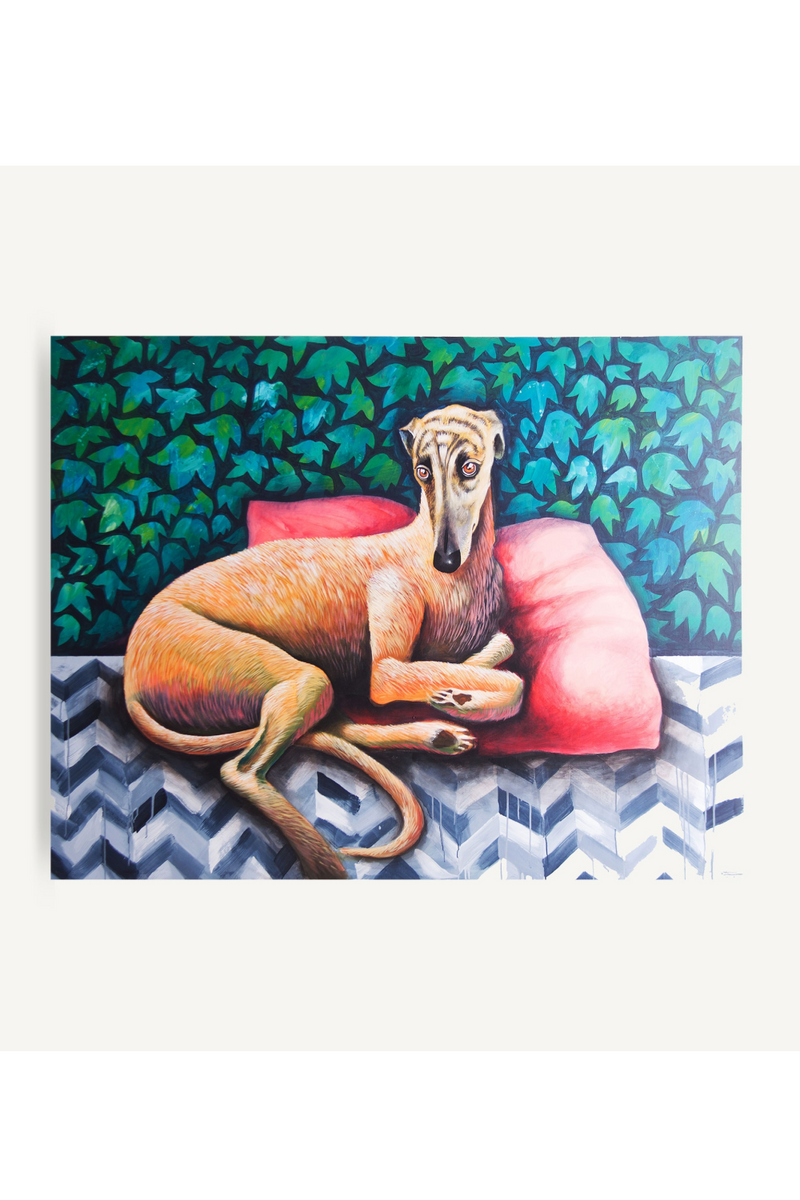 Hound Dog Art Print | Vical Home Greyhound | Oroatrade.com