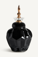 Black Ceramic Oriental Vase S | Vical Home Heyer | Oroatrade.com