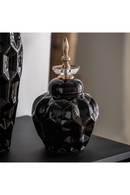 Black Ceramic Oriental Vase S | Vical Home Heyer | Oroatrade.com